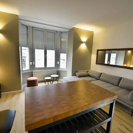 T2, Centre Ville, Wifi, Gare 600m, Prox Lille, Terrasse Apartment Tourcoing