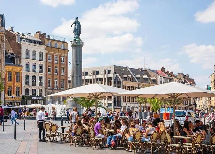 Apartment T2, Centre Ville, Wifi, Gare 600m, Prox Lille, Terrasse *